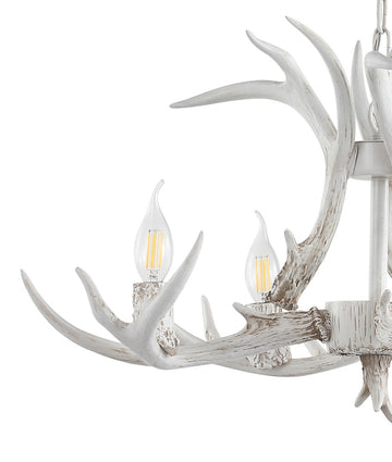 Eldora Adjustable Resin Antler LED Chandelier